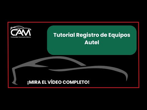 REGISTRO DE EQUIPOS AUTEL