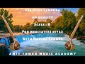 B Scale Tanpura | With Nature Sounds | For Meditative Riyaaz | River Sound |Amit Tomer Music Academy