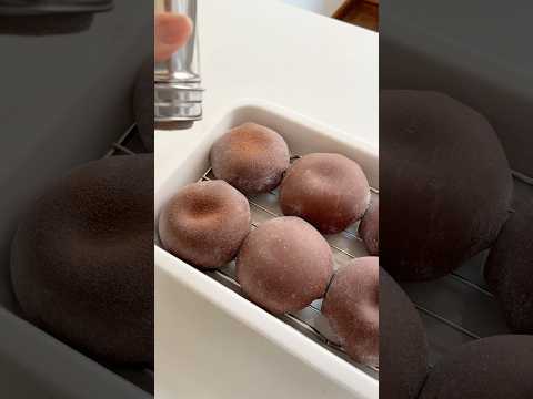Make chocolate ice cream mochi #asmr #food #chocolate #mochi #dessert #asmrfood #satisfying