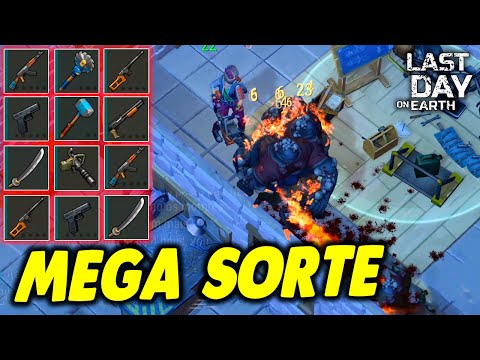 MEGA SORTE NA INVASÃO COM LANÇA CHAMAS - Last Day On Earth