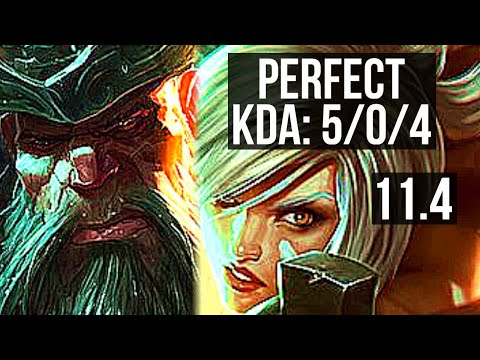 GANGPLANK vs RIVEN (TOP) | 5/0/4, 300+ games, 800K mastery | EUW Diamond | v11.4