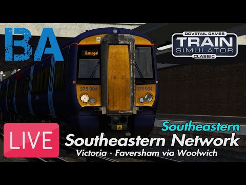 Victoria To Faversham LIVE - Class 375 Divert - Southeastern Network - Train Sim Classic (23/01/26)