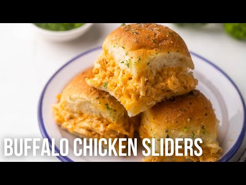 Buffalo Chicken Sliders l The Recipe Rebel