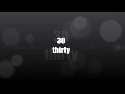 Numara din zece in zece in engleza