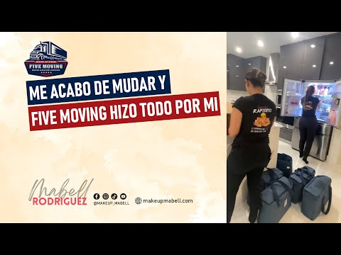 Me acabo de mudar y Five Moving 😎📦✍🏻✅ hizo todo por mi 🫶😍