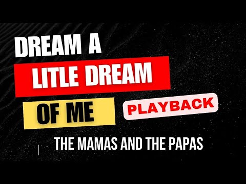 Dream A Litle Dream : Backing Track C Major #dream