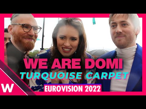 We Are Domi (Czech Republic) @ Eurovision 2022 Turquoise Carpet Opening Ceremony | Interview
