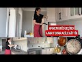 ÇOK KORKTUK ARAŞTIRMA HASTANESİNE GİTTİK GELİNCE MUTFAK DOLAPLARINI TEMİZLEDİM BUZDOLABI GEL