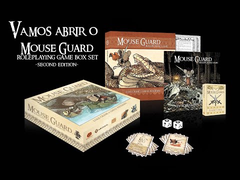 Mouse Guard RPG 2nd Edition Unboxing the Set - Abertura da caixa