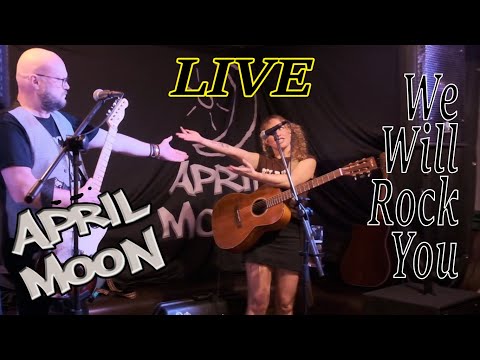 APRIL MOON - "We Will Rock You" (Queen cover) - live in Southport