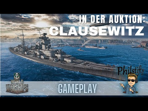 CLAUSEWITZ Gameplay in WORLD OF WARSHIPS [Gameplay] [Deutsch] [60fps]