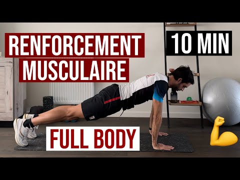 MUSCLE STRENGTHENING, 10-MINUTE HOME WORKOUT (FULL BODY)