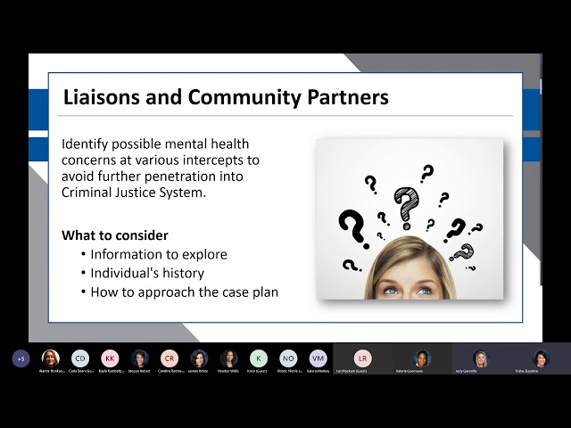Webinar 2 - Pre-trial and Initial Detention Coordination
