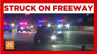 1 hit, killed on freeway after exiting vehicle; northbound I-17 closed in north Phoenix