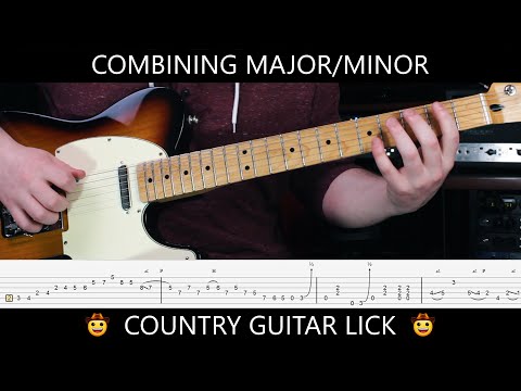 Country Guitar Lick - Combining Major & Minor