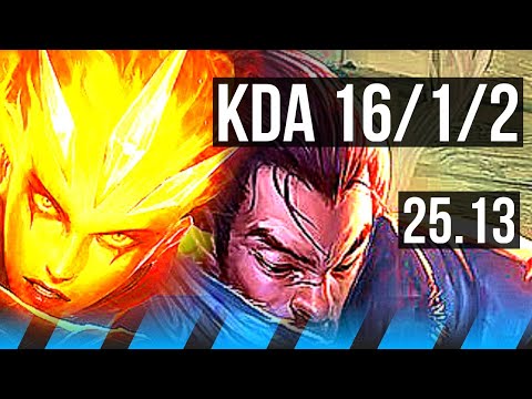 DIANA vs YASUO (MID) | Legendary | TR Challenger | 25.13