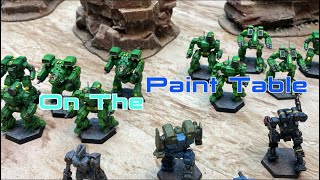 On the Paint Table - Infinity O-12, 2E Genestealers, Battletech and more!