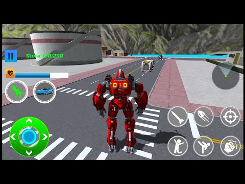 Dino Robot Car Robot Games - Android Gameplay #3