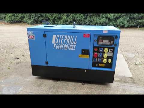 Powertech Generators immaculate 2012 25kVA Stephill generator