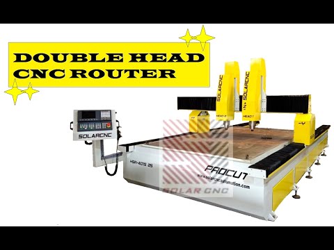 Double Head Stone CNC Router.