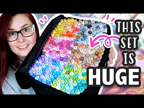 Das größte Marker-Set, das ich je gesehen habe – 320 Ohuhu Marker-Set