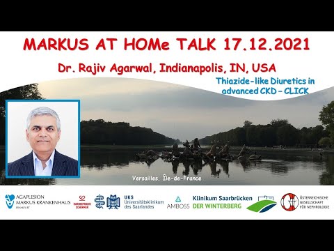 Thiazide-like Diuretics in advanced  CKD − CLICK -  Dr. Agarwal (Indianapolis, IN)