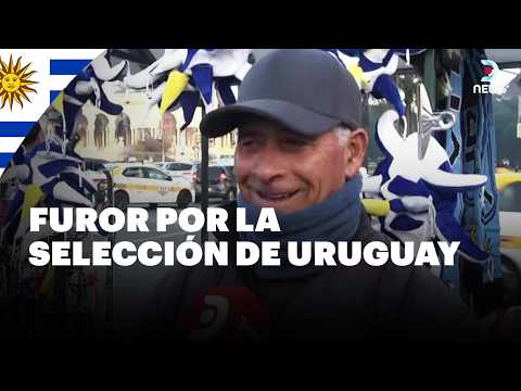 ⚽ Las calles de Montevideo se llenan de color, camisetas y banderas por la fiebre mundialista
