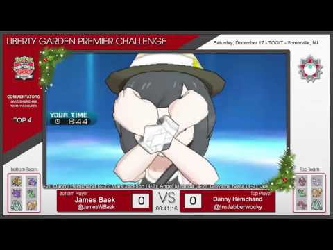Pokemon VGC 2017 NJ Premier Challenge (12/17/2016) Top 4 - James Baek vs. Danny Hemchand