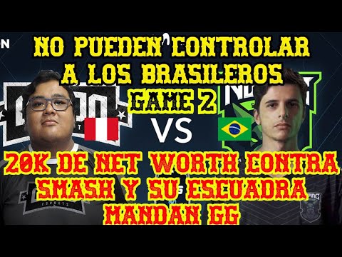 0-900 VS NO PING [BO3] !!BRASILEROS ABUSARON SOBRE EL TEAM SMASH!! Movistar LPG---GAME 2