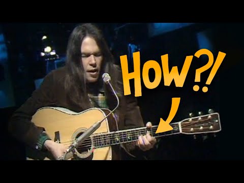 Learning the intro riff to OLD MAN by Neil Young
