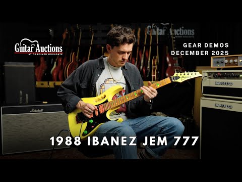 1991 Ibanez JEM777 Desert Yellow – Lo-Pro Edge – Vintage Natural Relic Bild 22