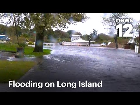 Flooding from heavy rain sweeps Long Island roads | News 12