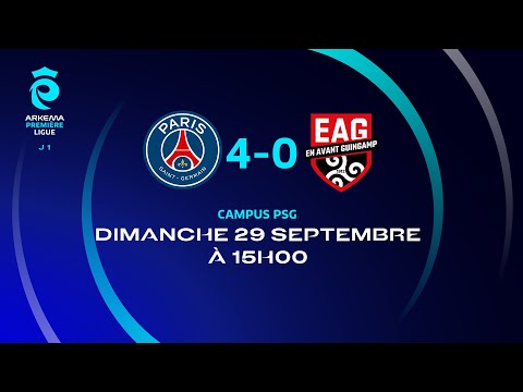 J2 I Paris Saint-Germain – EA Guingamp (4-0), le résumé I Première Ligue FFF 2024-2025