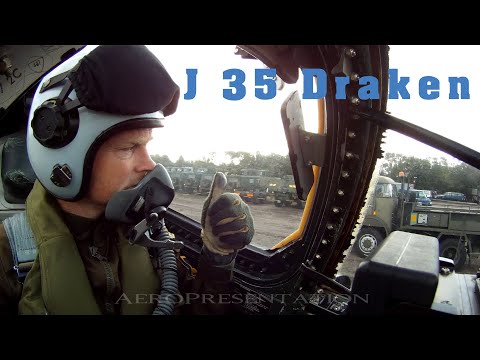 J 35 Draken cockpit flight