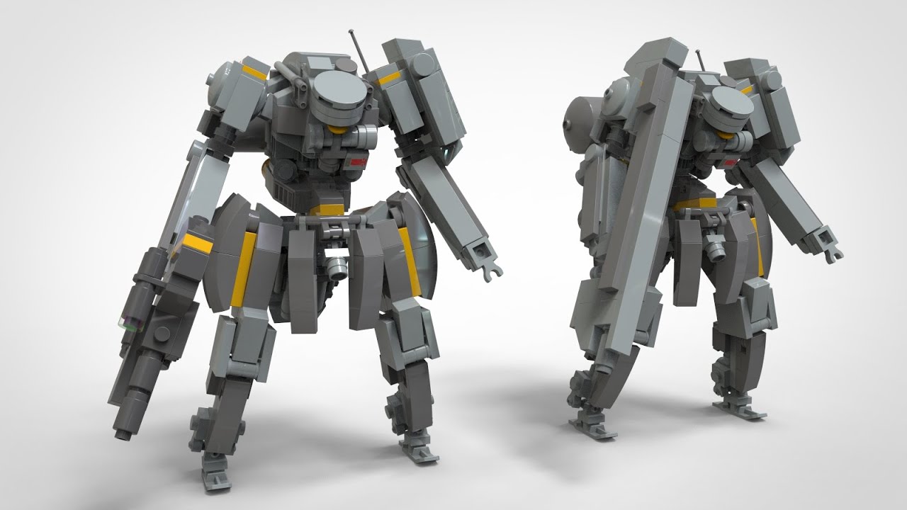 Robot Lego lhb-zt-003 in salita Modello 3D