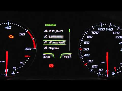 SEAT León FR. Modelo 2013. Cuadro de instrumentos