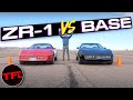 Is It Worth Spending More For A ZR1 Vintage Chevrolet Corvette Drag Race Roll Race Brake Test