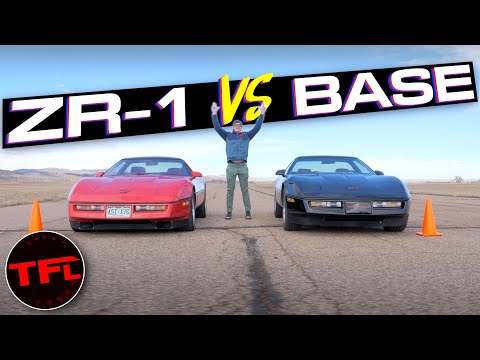 Thumbnail for Is It Worth Spending More For a ZR1? Vintage Chevrolet Corvette Drag Race, Roll Race, & Brake Test by Chevrolet, video, Corvet, Corvett, Car, Truck, vide, Chevrolet Corvette