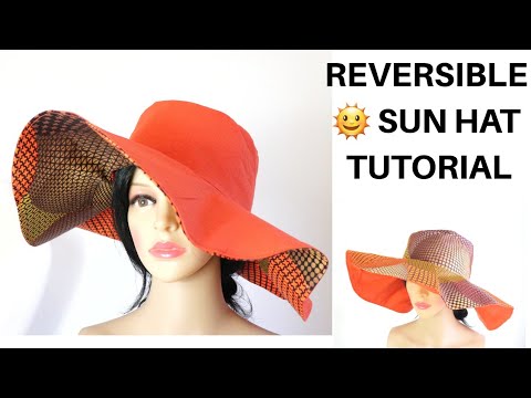 Sun Hat | How to make a Sun Hat | Sun hat for women|...