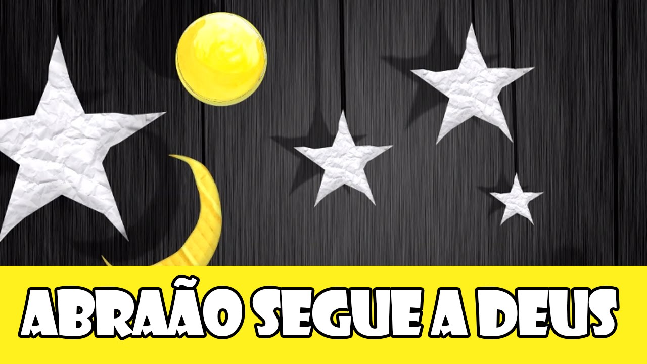 DESENHOS BÍBLICOS - ABRAÃO SEGUE A DEUS