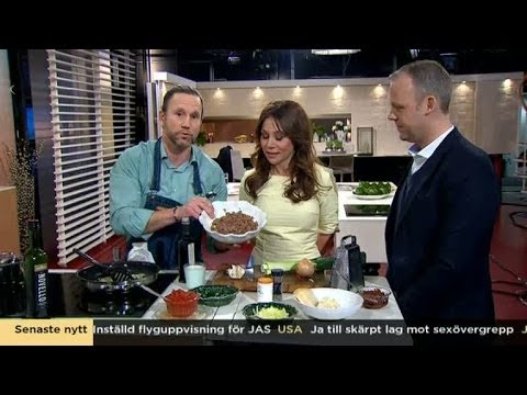 Peter Jihde lagar svenskarnas favoriträtt - Nyhetsmorgon (TV4)