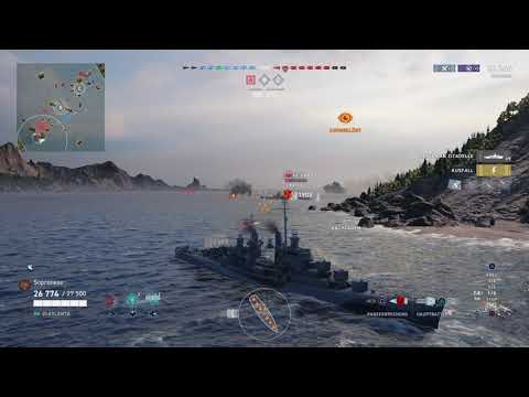 WOWS: Legends ATLANTA - 1 Shot 9 Crits