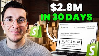 I Made $2.8M in 30 Days with a DTC Brand!