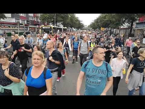 Berlin Querdenken Demo Umzug ab Gedächniskirche 01.08.21