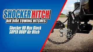 Shocker HD Max Black Super Drop Air Hitch & Clevis Mount - Product Video