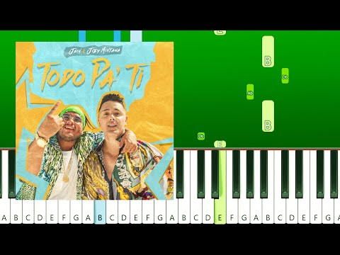 Jeon & Joey Montana - Todo Pa' Ti (Piano Tutorial)