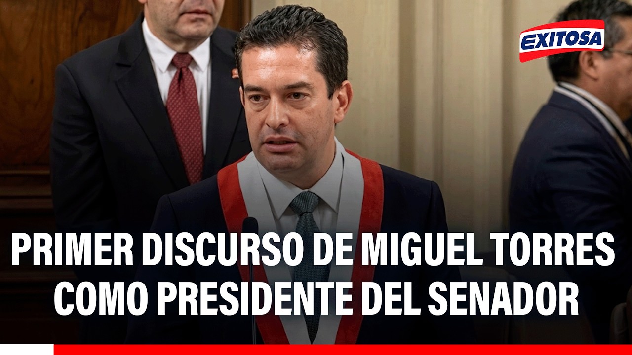 🔴🔵 Miguel Ángel Torres defendió el retorno del sistema bicameral del Congreso