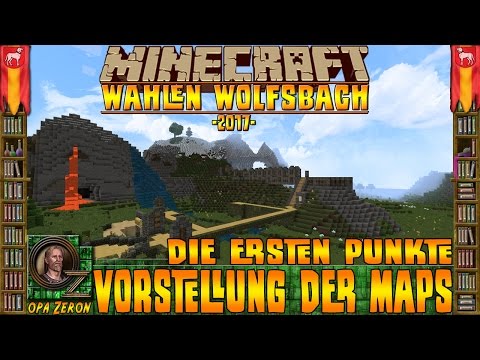 Minecraft - Wahlen 2017 - Vorstellung der Maps und erste Punkte