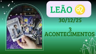 LEÃO ♌ 30/12/25 Quem te admira de verdade, não te sobrecarrega desse jeito 😮‍💨