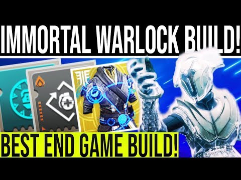 Destiny 2. INSANE WARLOCK BUILD! Become An Immortal Warlock. Constant Healing & DPS Abilities!